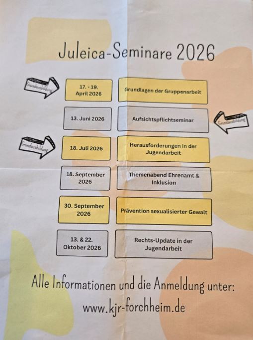 Juleica Seminare 2026